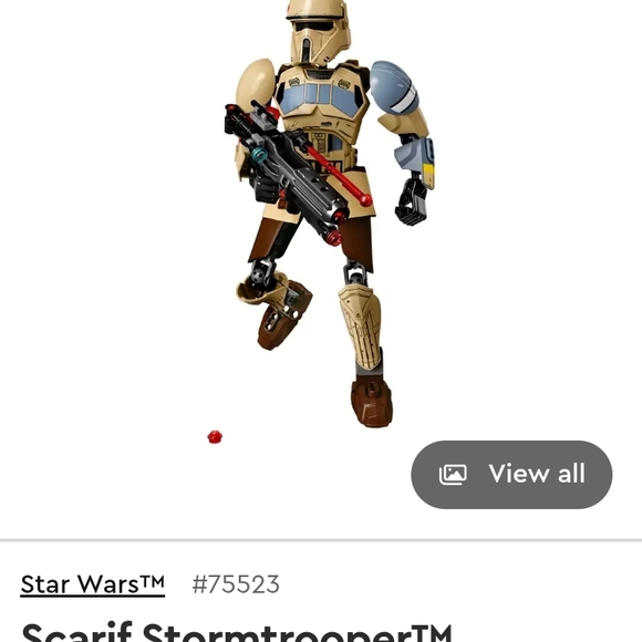 Star Wars Scarif Trooper Building Set - Tan, Blue, Brown - Picture 3 of 3